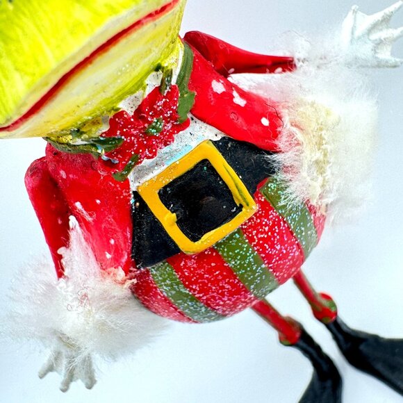 Department 56 Krinkles Frog King Figurine Retired 2001 Handcrafted Holiday 6" - Picture 9 of 9